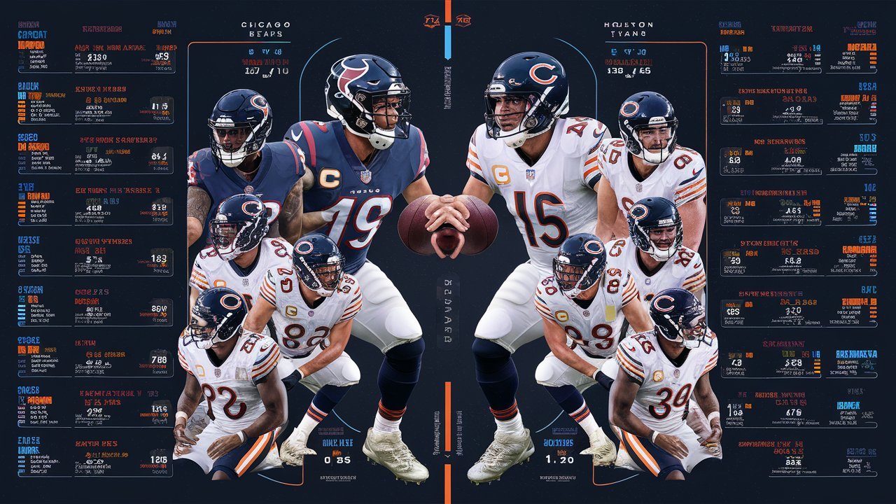 chicago bears vs houston texans match player stats