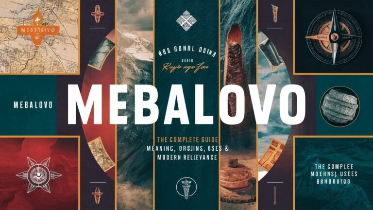 Mebalovo – The Complete Guide to Meaning, Origins, Uses & Modern Relevance mebalovo