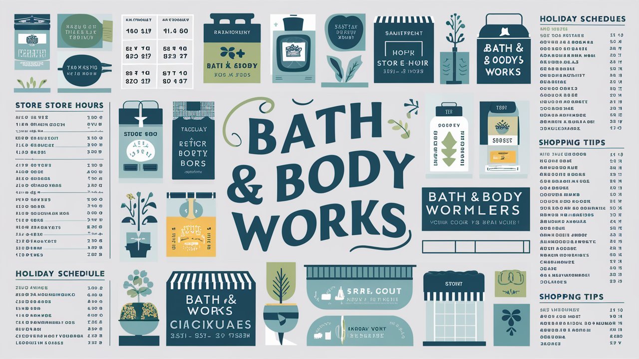 Hours bath & body works