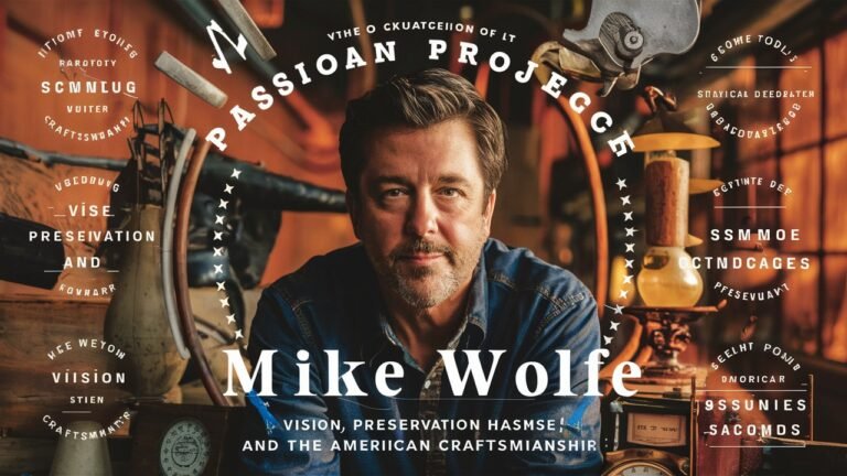 Mike Wolfe Passion Project: A Deep Exploration of Vision, Preservation, and American Craftsmanship mike wolfe passion project